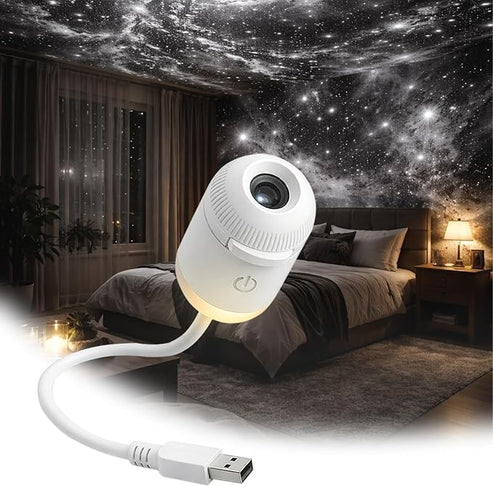 Starry Sky Projector Light – USB Galaxy Night Lamp ⭐