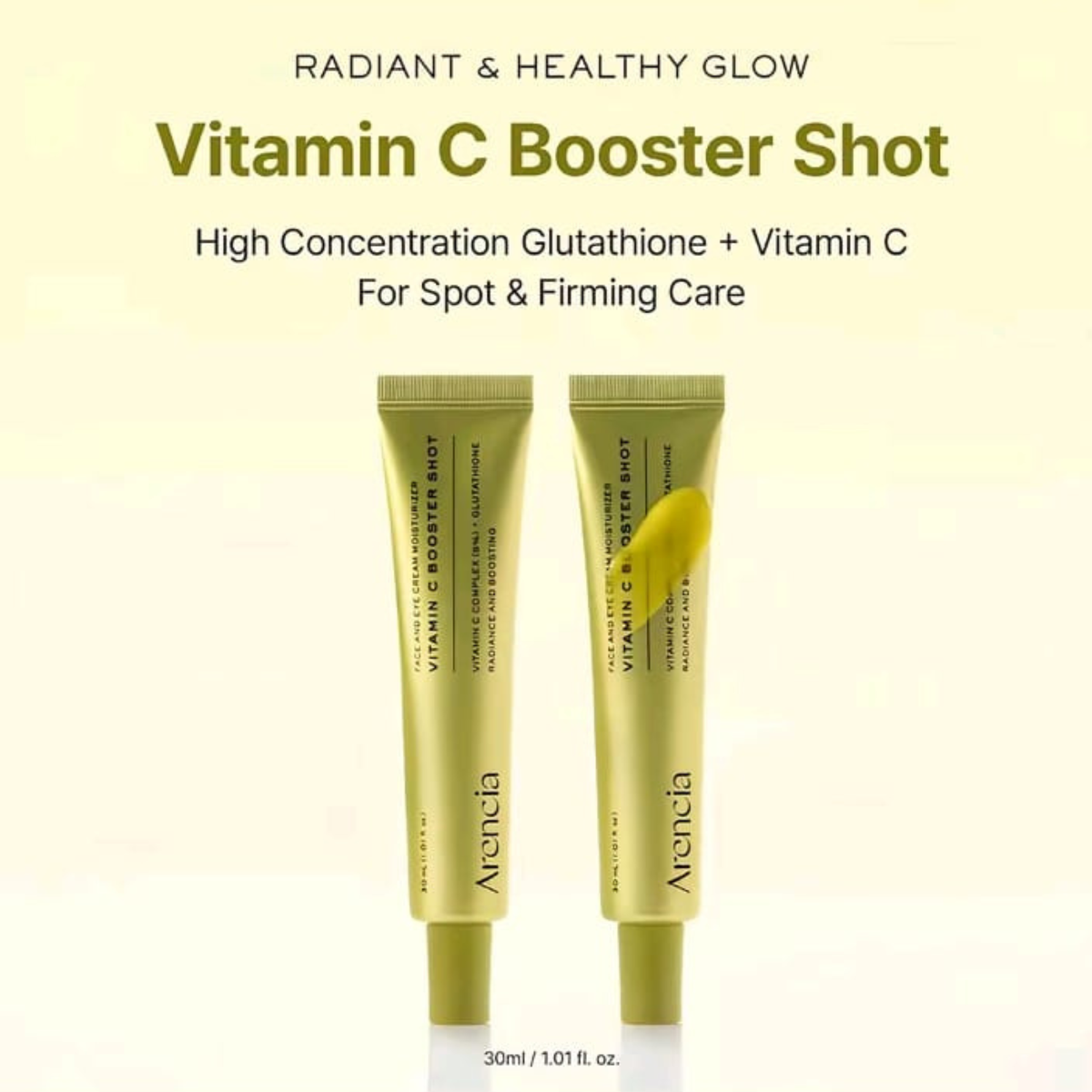 Arencia Vitamin C Booster Shot – 30ml Face & Eye Cream