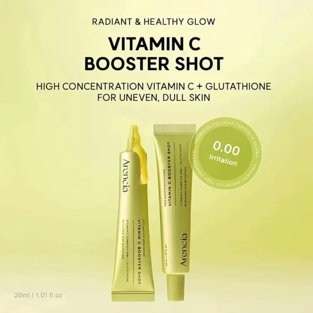 Arencia Vitamin C Booster Shot – 30ml Face & Eye Cream