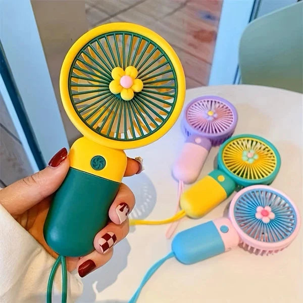 Portable Mini Hand Fan USB Rechargeable ❄️