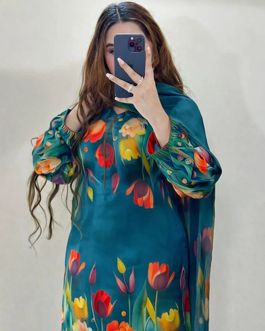 CHINA SILK 3D PEACOCK