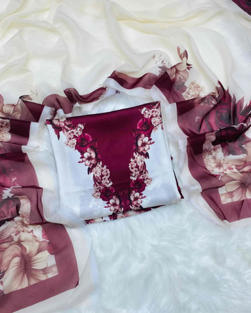 AL CHINA SILK MAHROON
