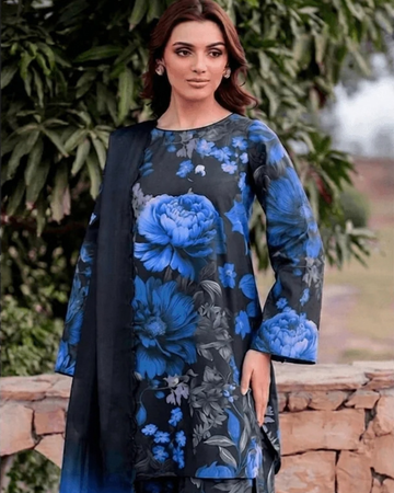 PURE LAWN IZNIK BLUE