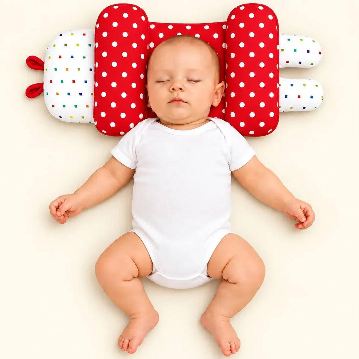 🌟 Baby Head Shaping Pillow — Gentle Support for Your Little One 👶💖