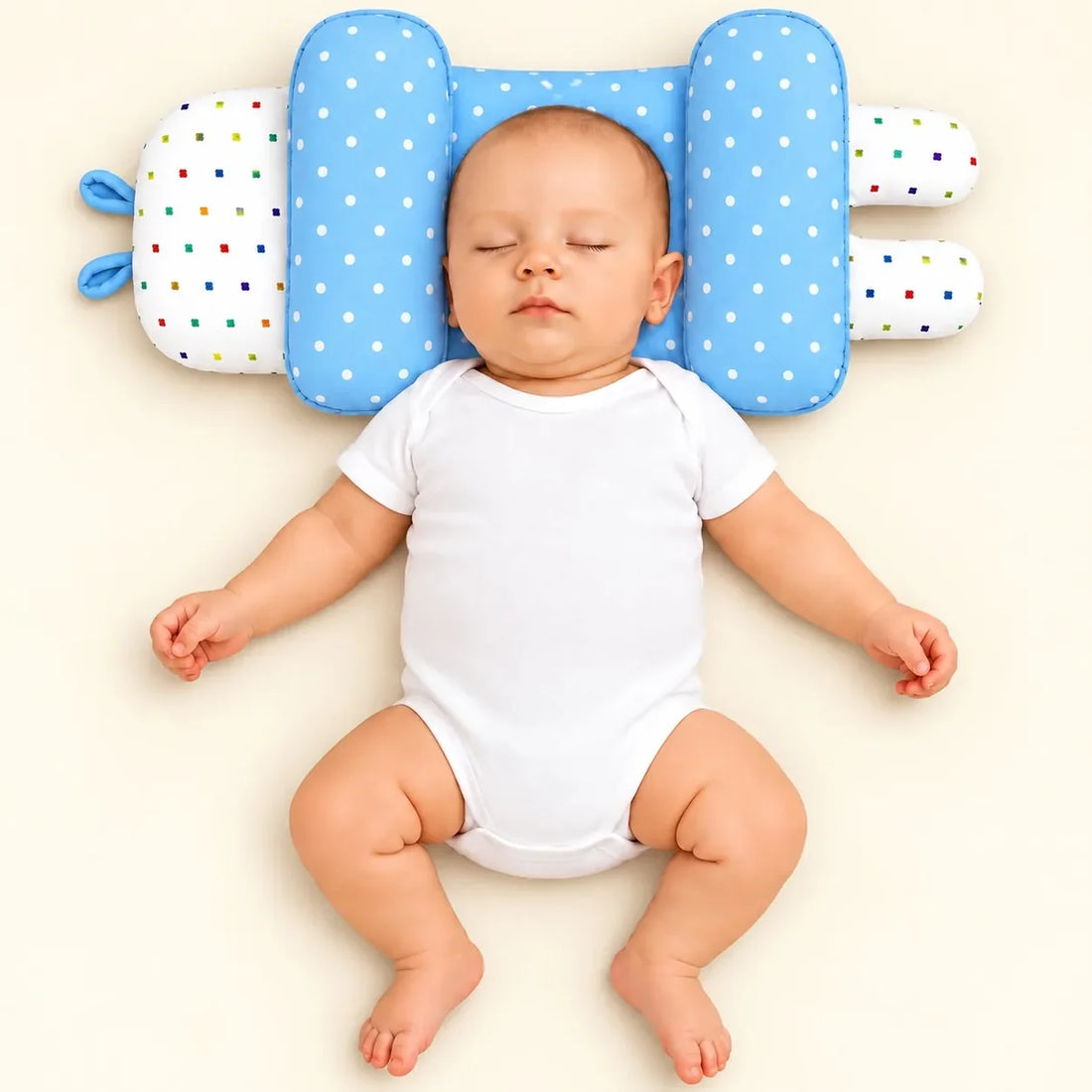 🌟 Baby Head Shaping Pillow — Gentle Support for Your Little One 👶💖